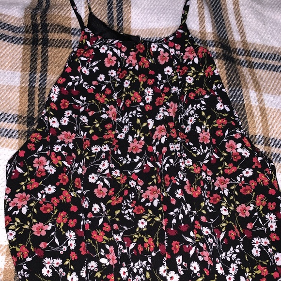 Black & Red Flower Dress - Picture 1 of 6